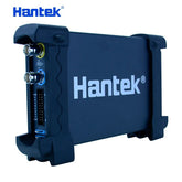 Osciloscopio USB para PC Hantek 6022BL con almacenamiento digital, ancho de banda de 20 MHz, 16 canales, analizador lógico y frecuencia de muestreo de 48 MSa/s.